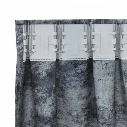 vidaXL Velvet Curtains 2 pcs Silver Grey 175 x 140 cm Velvet
