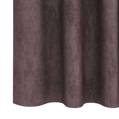 vidaXL Velvet Curtains with Curtains 2 pcs Brown 245 x 140 cm Velvet
