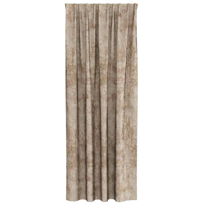 vidaXL Velvet Curtains 2 pcs Champagne 245 x 140 cm Velvet