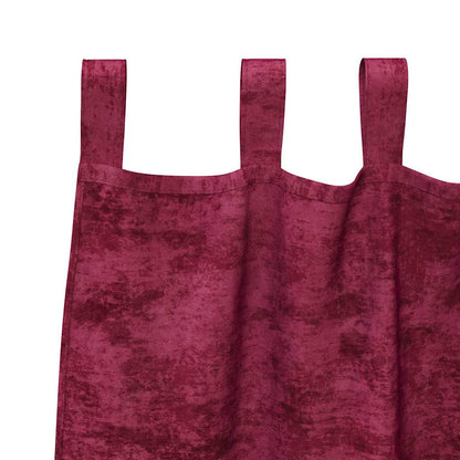 vidaXL Velvet Curtains 2 pcs Wine red 245 x 140 cm Velvet