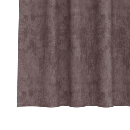 vidaXL Velvet Curtains with Curtains 2 pcs Brown 175 x 140 cm Velvet