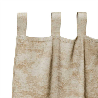 vidaXL Velvet Curtains with Curtains 2 pcs Cream 225 x 140 cm Velvet