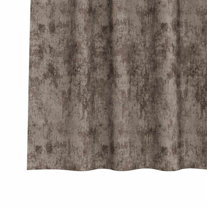 vidaXL Velvet Curtains 2 pcs Cappuccino 140 x 140 cm Velvet