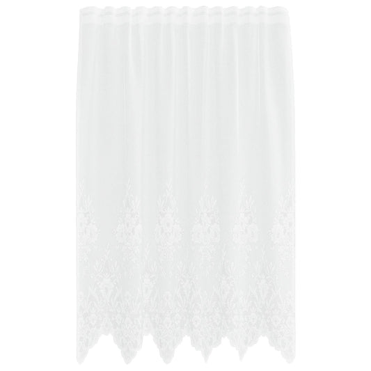 vidaXL Lace Curtain White 180 x 150 cm Polyester