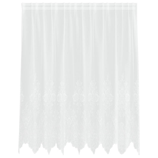 vidaXL Lace Curtain White 140 x 200 cm Polyester