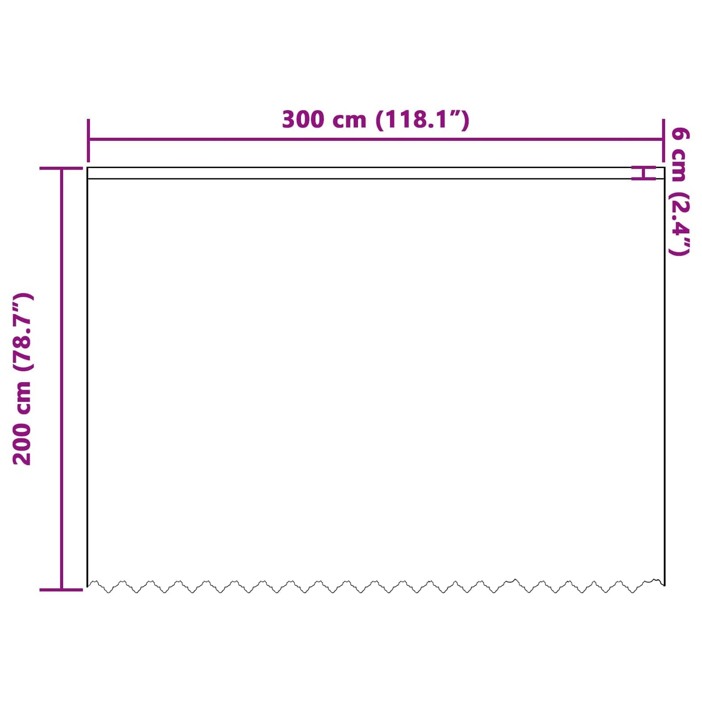 vidaXL Lace Curtain with Curtains Floral White 200 x 300 cm Polyester