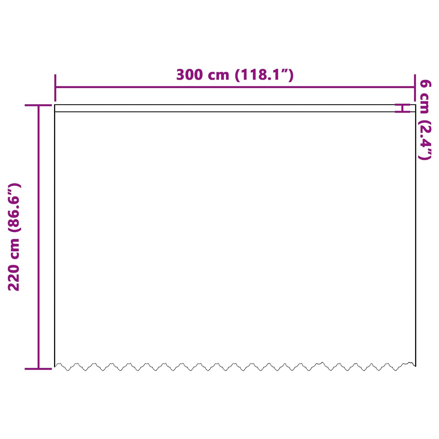 vidaXL Lace Curtain with Curtains Floral White 220 x 300 cm Polyester