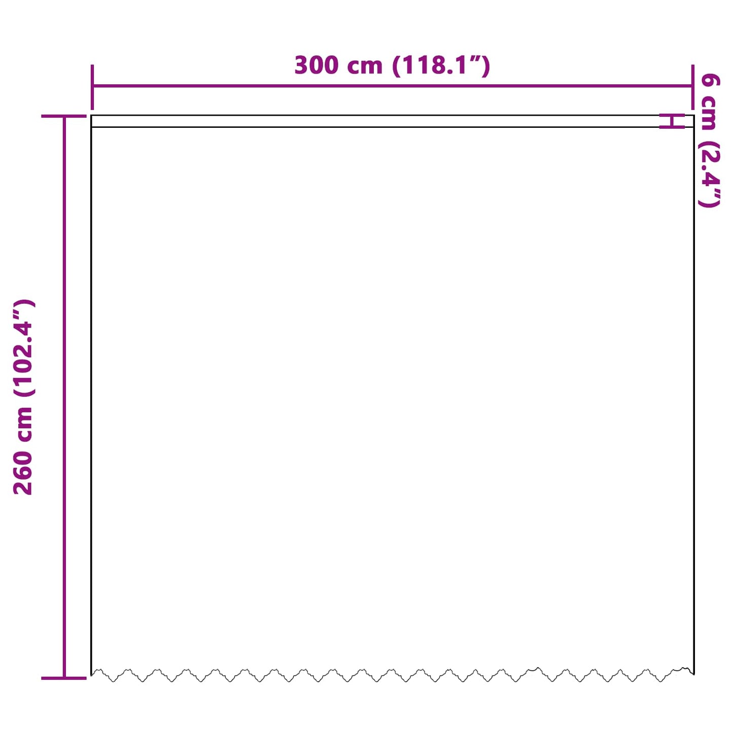 vidaXL Lace Curtain with Curtains Floral White 260 x 300 cm Polyester