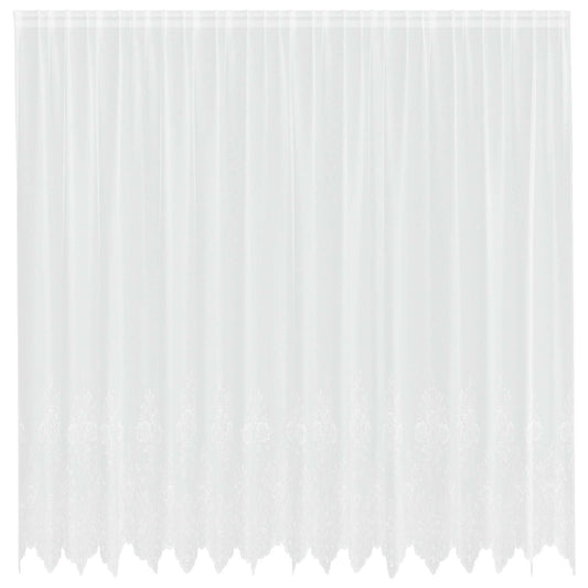 vidaXL Lace Curtain White 200 x 400 cm Polyester