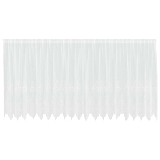 vidaXL Lace Curtain White 180 x 500 cm Polyester