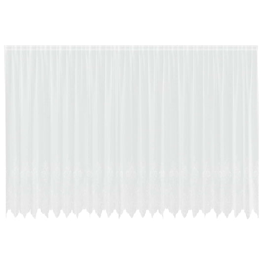 vidaXL Lace Curtain White 240 x 600 cm Polyester