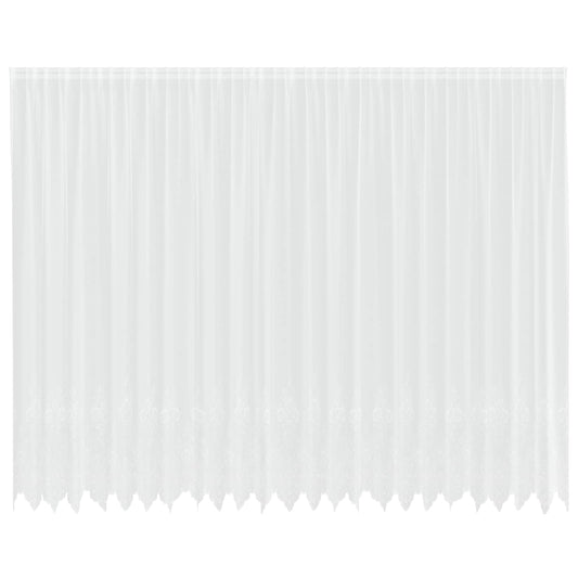 vidaXL Lace Curtain White 280 x 600 cm Polyester