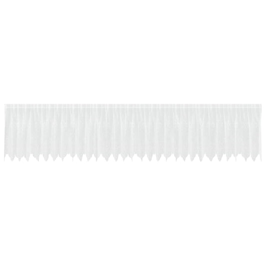 vidaXL Lace Curtain White 100 x 750 cm Polyester