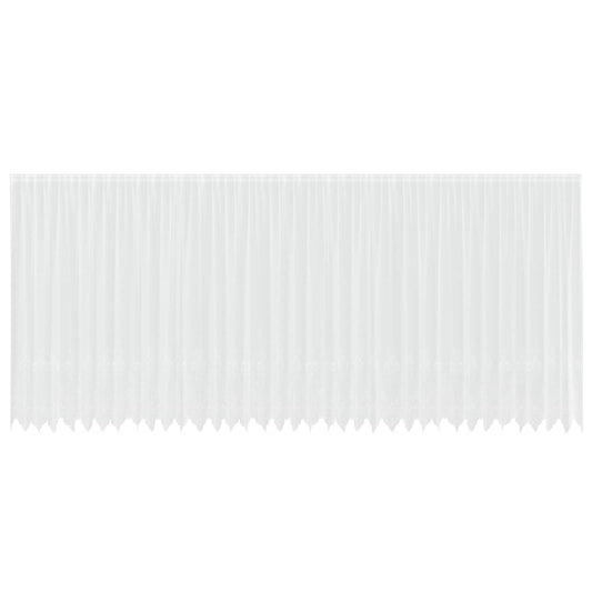 vidaXL Lace Curtain White 220 x 900 cm Polyester