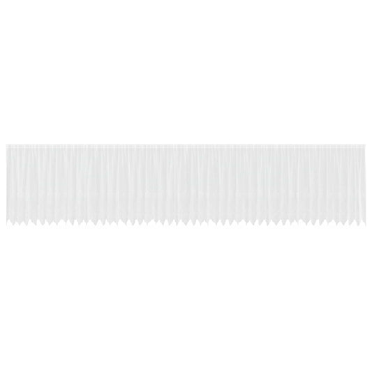 vidaXL Lace Curtain White 180 x 1200 cm Polyester