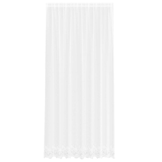 vidaXL Lace Curtain White 280 x 200 cm Polyester