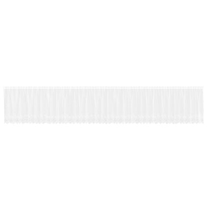 vidaXL Lace Curtain with Curtains White 900 x 100 cm Polyester