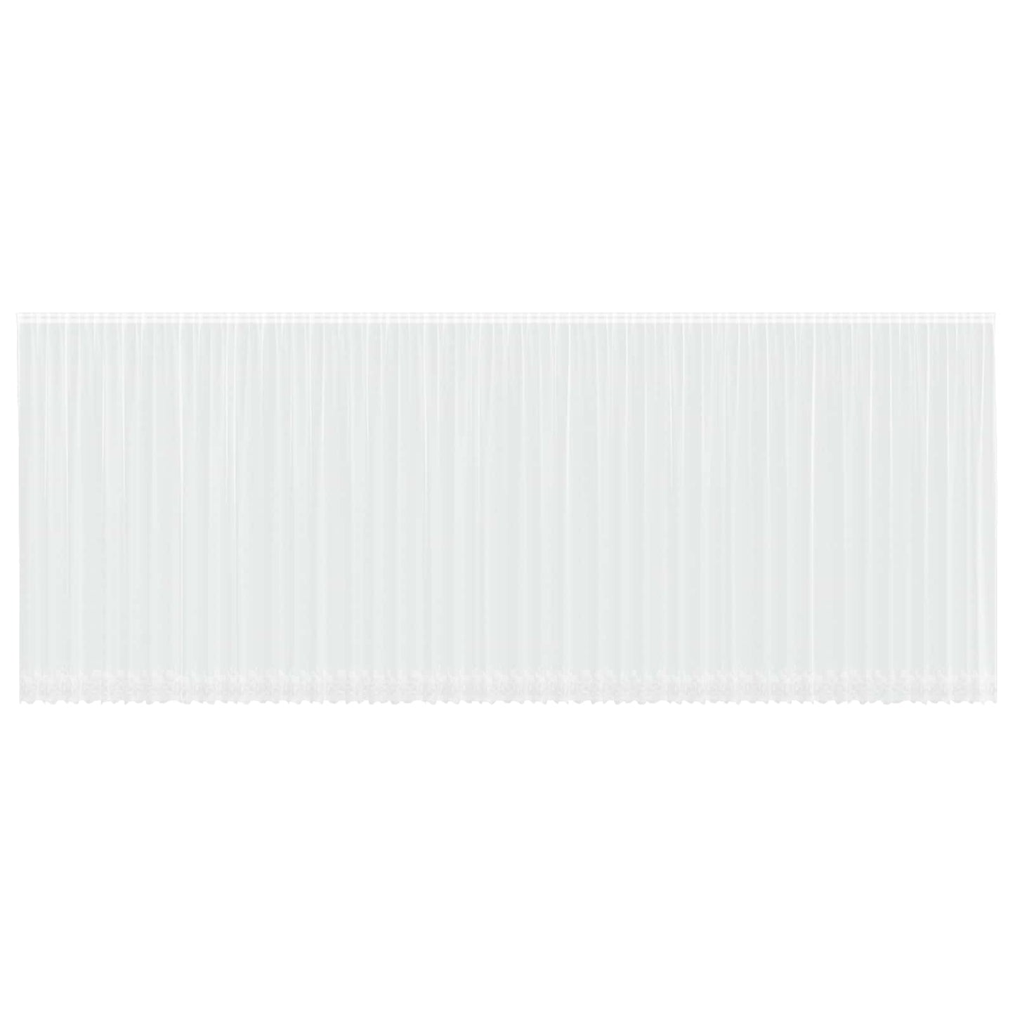 vidaXL Lace Curtain with Curtains White 1200 x 300 cm Polyester