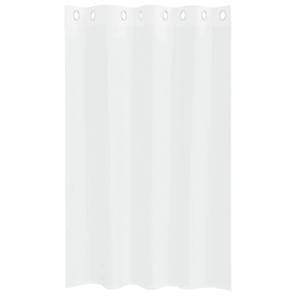 vidaXL Voile Curtain 2 pcs White 175 x 140 cm Polyester