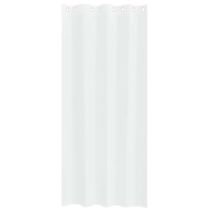 vidaXL Voile Curtain 2 pcs White 245 x 140 cm Polyester