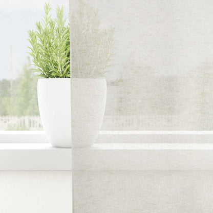 vidaXL Voile Curtain 2 pcs Cream 225 x 140 cm Polyester