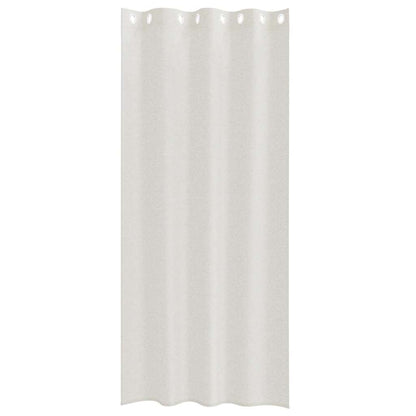 vidaXL Voile Curtain 2 pcs Cream 225 x 140 cm Polyester