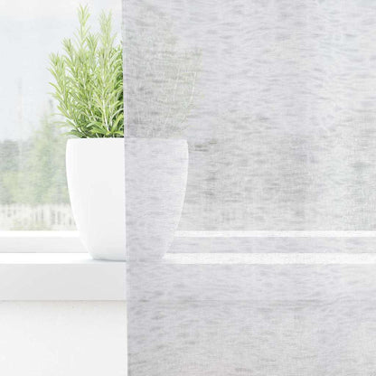 vidaXL Voile Curtain 2 pcs Light Grey 140 x 140 cm Polyester