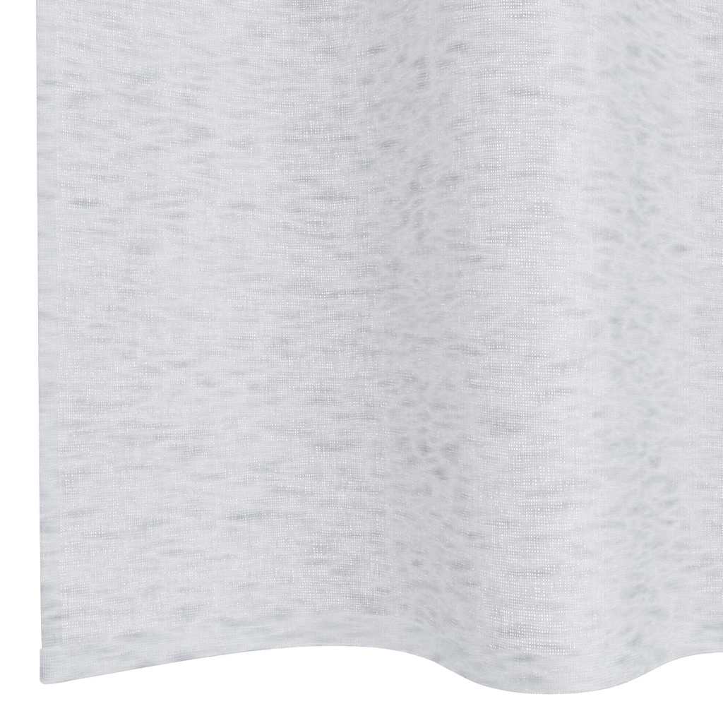 vidaXL Voile Curtain 2 pcs Light Grey 175 x 140 cm Polyester