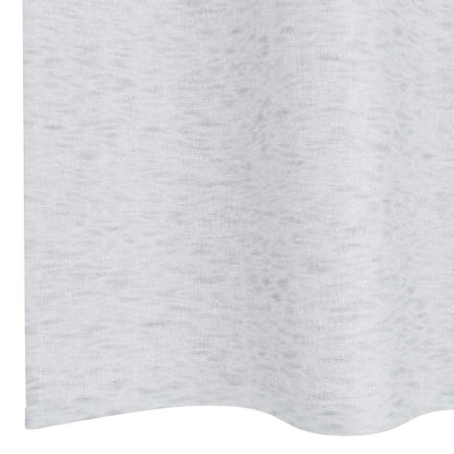 vidaXL Voile Curtain 2 pcs Light Grey 175 x 140 cm Polyester