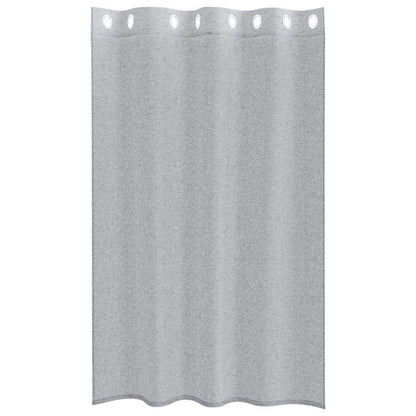 vidaXL Voile Curtain 2 pcs Dark Grey 175 x 140 cm Polyester