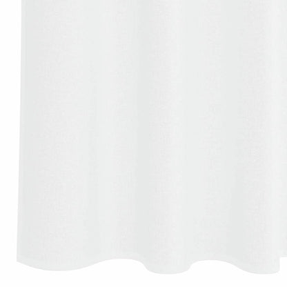 vidaXL Voile Curtain with Curtains 2 pcs White 225 x 140 cm Polyester