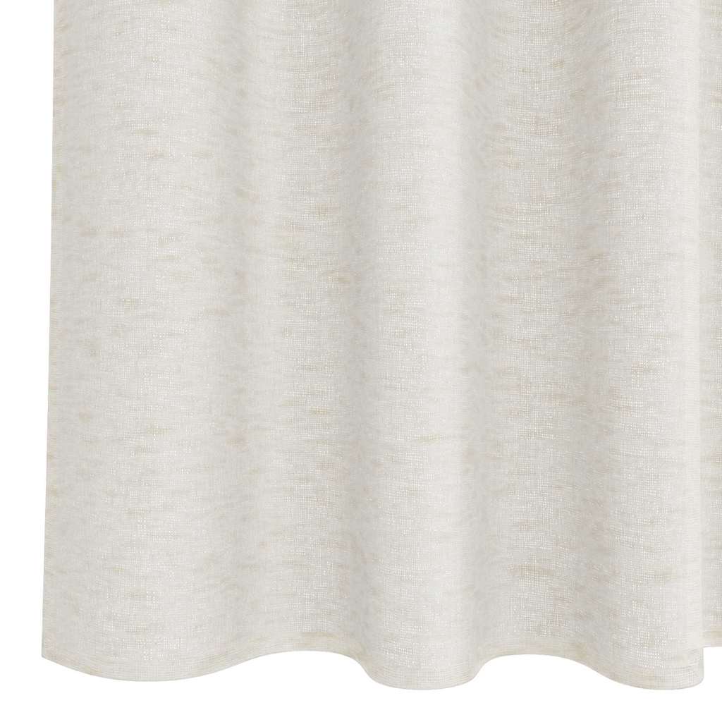 vidaXL Voile Curtain with Curtains 2 pcs Cream 260 x 140 cm Polyester