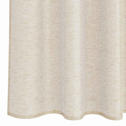 vidaXL Voile Curtain 2 pcs Sand 260 x 140 cm Polyester
