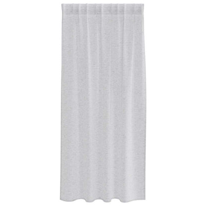 vidaXL Voile Curtain 2 pcs Light Grey 175 x 140 cm Polyester