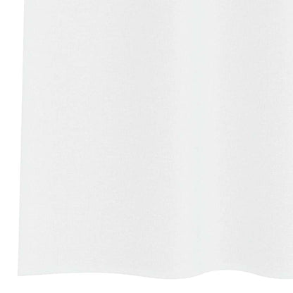 vidaXL Voile Curtain with Curtains 2 pcs White 225 x 140 cm Polyester