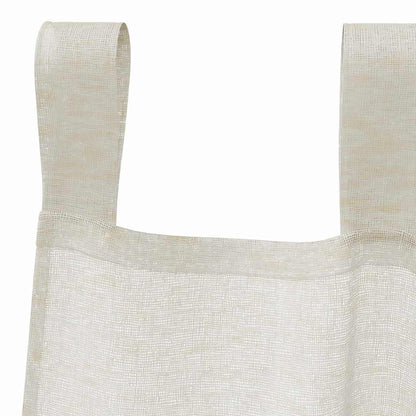 vidaXL Voile Curtain with Curtains 2 pcs Cream 225 x 140 cm Polyester