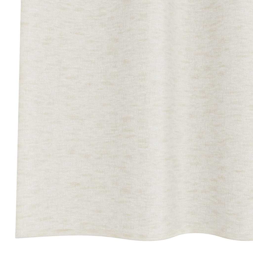vidaXL Voile Curtain with Curtains 2 pcs Cream 225 x 140 cm Polyester