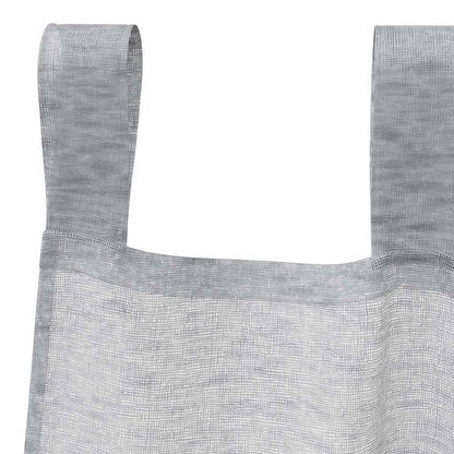 vidaXL Voile Curtain 2 pcs Dark Grey 245 x 140 cm Polyester