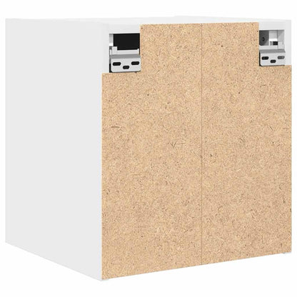 vidaXL Wall-Mounted Bedside Cabinet White 38x34x40 cm