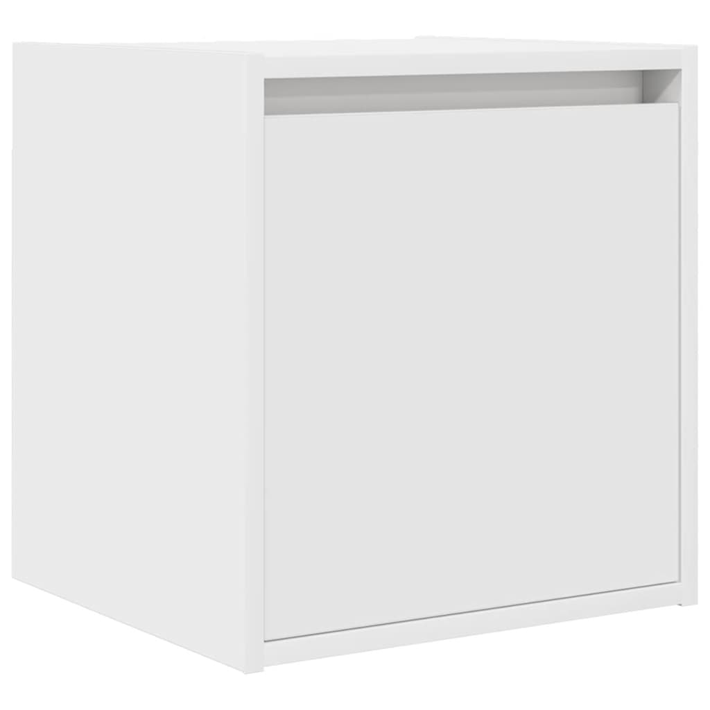 vidaXL Wall-Mounted Bedside Cabinets 2 pcs White 38x34x40 cm