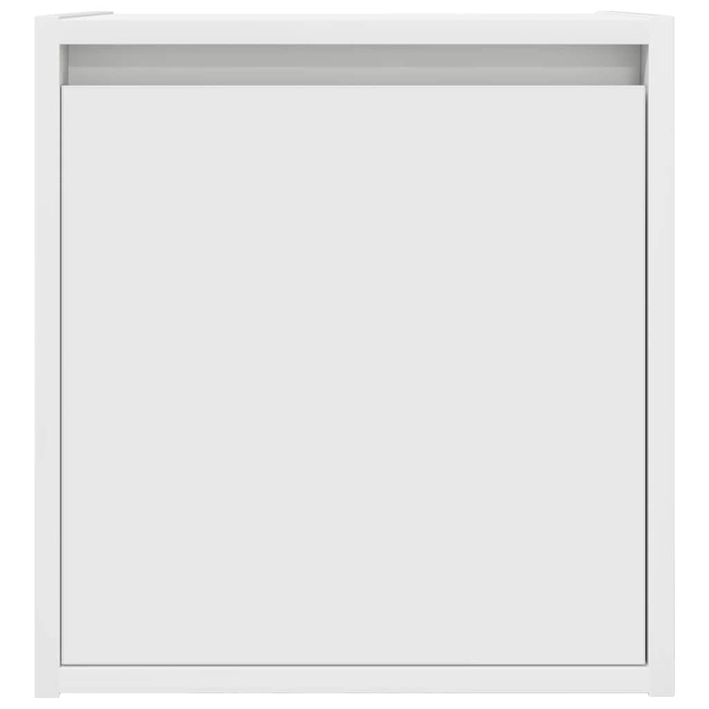 vidaXL Wall-Mounted Bedside Cabinets 2 pcs White 38x34x40 cm