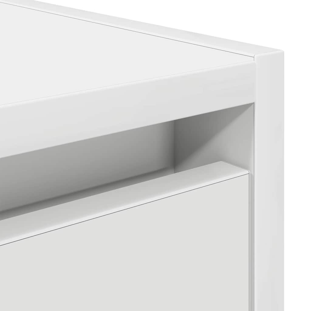 vidaXL Wall-Mounted Bedside Cabinets 2 pcs White 38x34x40 cm