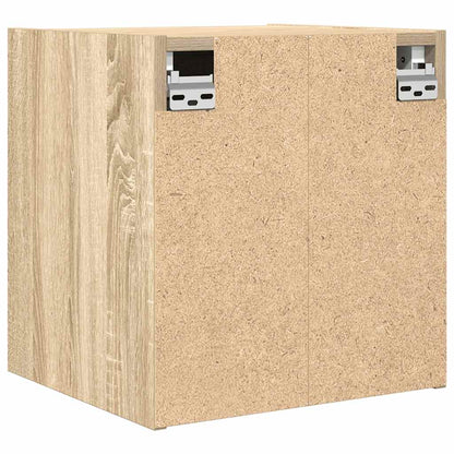 vidaXL Wall-Mounted Bedside Cabinet Sonoma Oak 38x34x40 cm