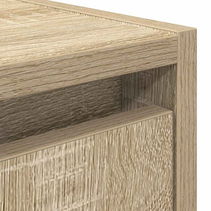 vidaXL Wall-Mounted Bedside Cabinet Sonoma Oak 38x34x40 cm