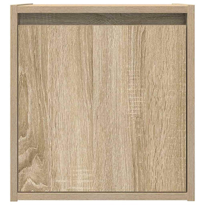 vidaXL Wall-Mounted Bedside Cabinets 2 pcs Sonoma Oak 38x34x40 cm