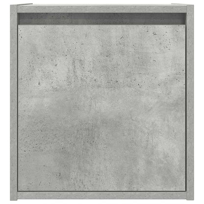 vidaXL Wall-Mounted Bedside Cabinets 2 pcs Concrete Grey 38x34x40 cm