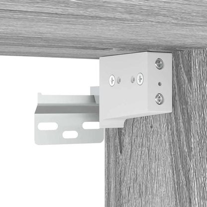 vidaXL Wall-Mounted Bedside Cabinets 2 pcs Grey Sonoma 38x34x40 cm
