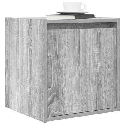 vidaXL Wall-Mounted Bedside Cabinets 2 pcs Grey Sonoma 38x34x40 cm