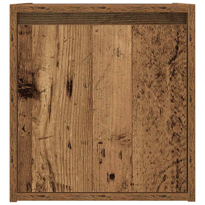 vidaXL Wall-Mounted Bedside Cabinets 2 pcs Old Wood 38x34x40 cm