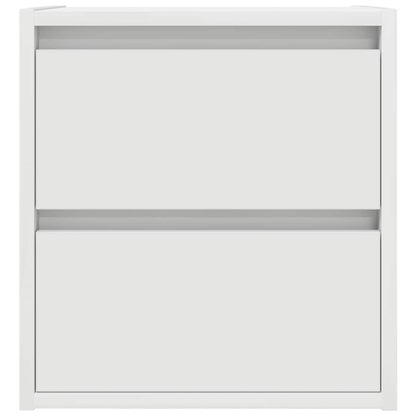 vidaXL Wall-mounted Bedside Cabinets 2 pcs White 38x34x40 cm